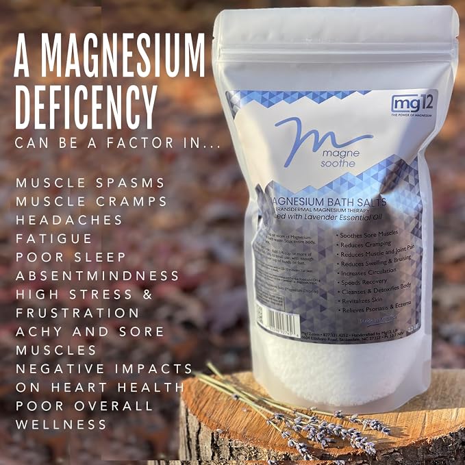 2.2lb MagneSoothe Lavender Magnesium Bath Salt - Image 4