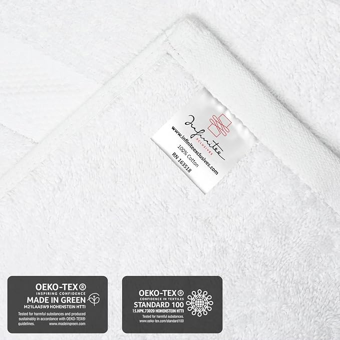 Infinitee Xclusives White Hand Towels - Image 5