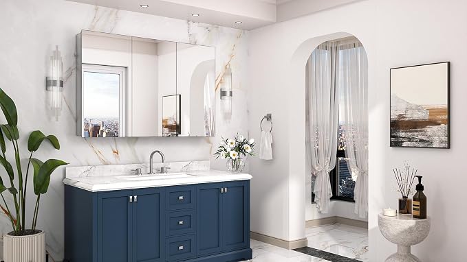 Keonjinn 48 x 32 Inch Oversized Medicine Cabinet - Image 9