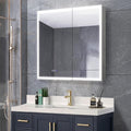 GroGro LED Lighted Bathroom Medicine Cabinet by GroGro
