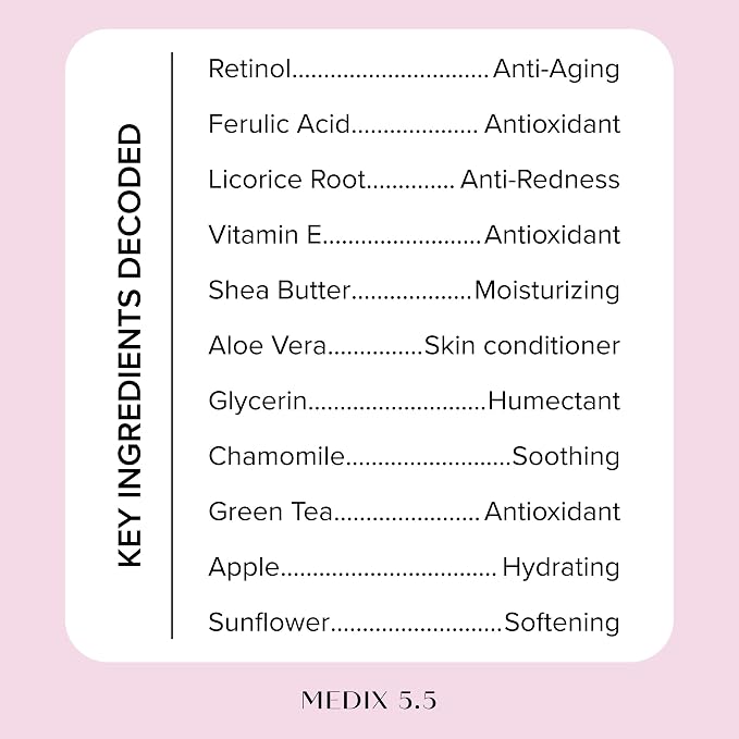 MEDIX Fragrance Free Firming Retinol Body Lotion + Collagen Peptides Cream 2pc - Image 4