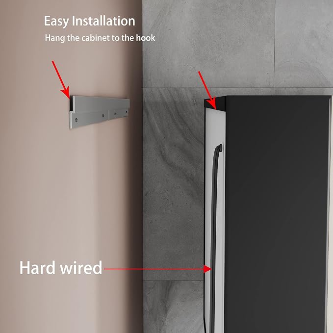 Black Medicine Cabinets for Bathroom - Image 8