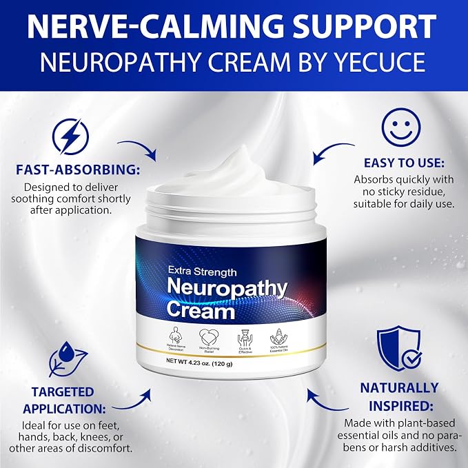 FANSHI Neuropathy Cream Extra Strength, Nerve Comfort Cream - Image 3