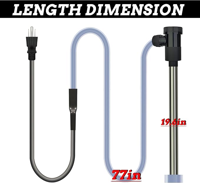 3000W 240V Above-Ground Pool Immersion Water Heater - Image 4