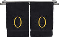Monogrammed Hand Towel, Personalized Initial Gift, Extra Absorbent 100% Turkish by BareCotton