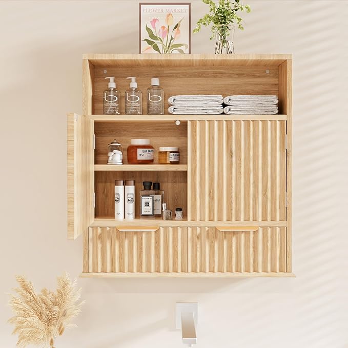 Bathroom Wall Cabinet, Wall Mounted Medicine Cabinet by PHFurn