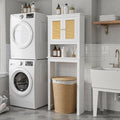 Over The Toilet Storage Cabinet, Behind Toilet Bathroom Organizer by Homajor
