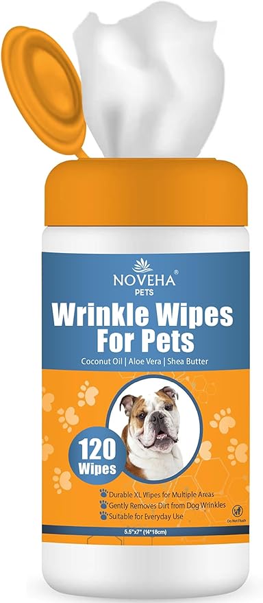 NOVEHA 120PCs - 5”x7” Large Dog Wipes | Wipes by NOVEHA