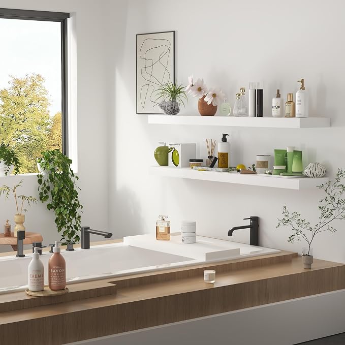 Vivelove Wooden Floating Shelves - Image 2