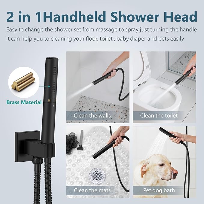 Aolemi Shower Faucet Set, High Pressure Shower System - Image 3