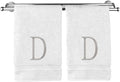Monogrammed Hand Towel, Personalized Initial Gift, Extra Absorbent 100% Turkish by BareCotton