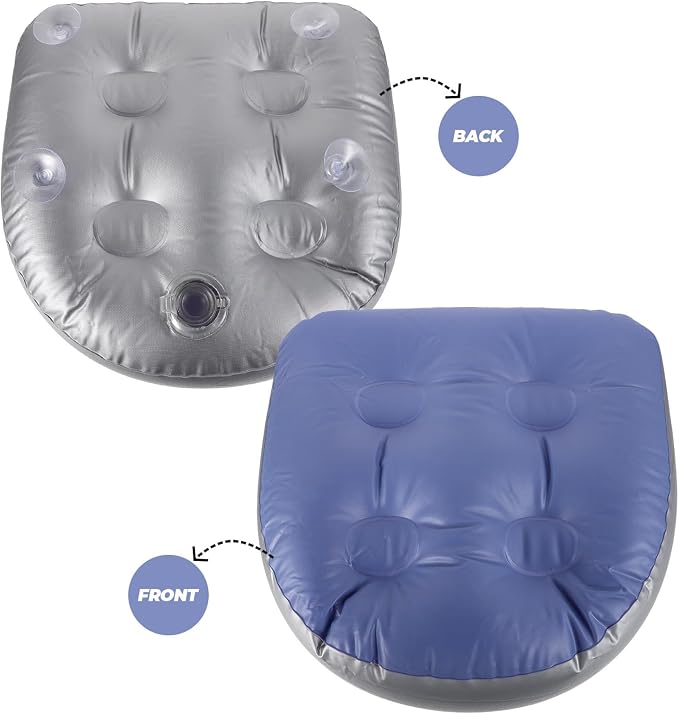 TOYANDONA 3PCS Inflatable Seat Cushion: Comfortable Inflatable Bathtub Cushion - Image 8