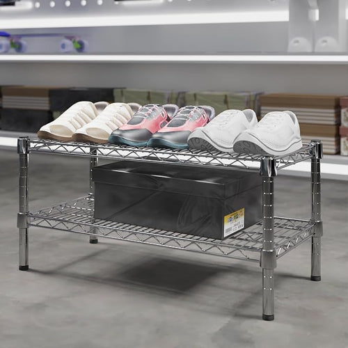 14" Deep x 30" Wide x 14" Height Wire Shelving Kit | 2-Tier | NSF Commercial - Image 2