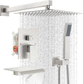 Rain Shower Faucet Set Wall Mounted Rainfall by IUERASD