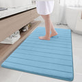 Buganda Memory Foam Bath Mat, Ultra Soft and Non-Slip Bathroom Rugs, Water by Buganda