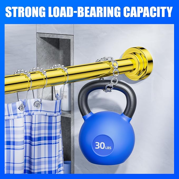 Ausemku Shower Curtain Rod Tension - Image 4