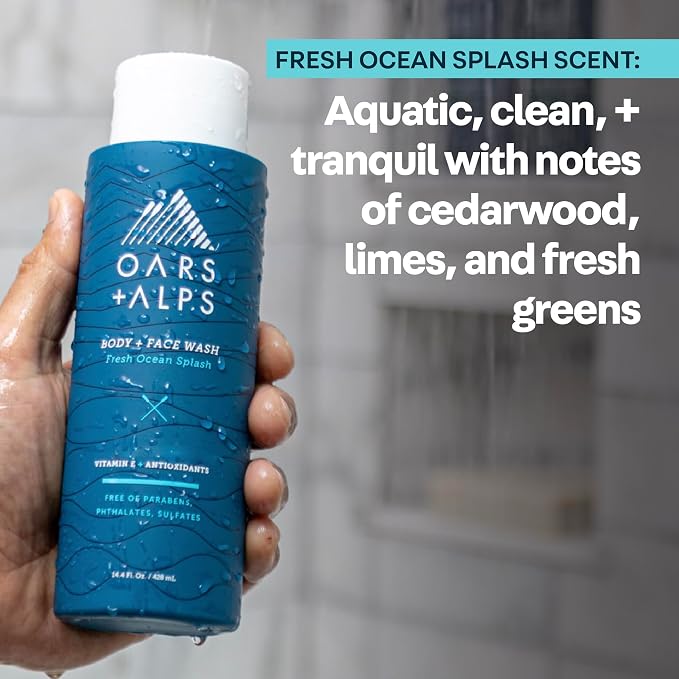 Oars + Alps Body Wash for Men, Mens Body Wash - Image 7