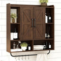 RUSTOWN Rustic Wood Wall Bathroom Cabinet, Farmhouse Medicine Cabinet Wall by RUSTOWN