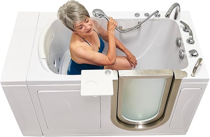 Ella Royal 32"x52" Acrylic Hydro Massage Walk-In Bathtub - Image 7