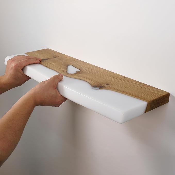 RWA Live Edge Floating Shelf – Unique Wood Floating Shelf - Image 7