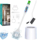 Electric Toilet Brush with Holder, Ultra Quiet & Powerful Scrubbing, IPX7 by Unknown