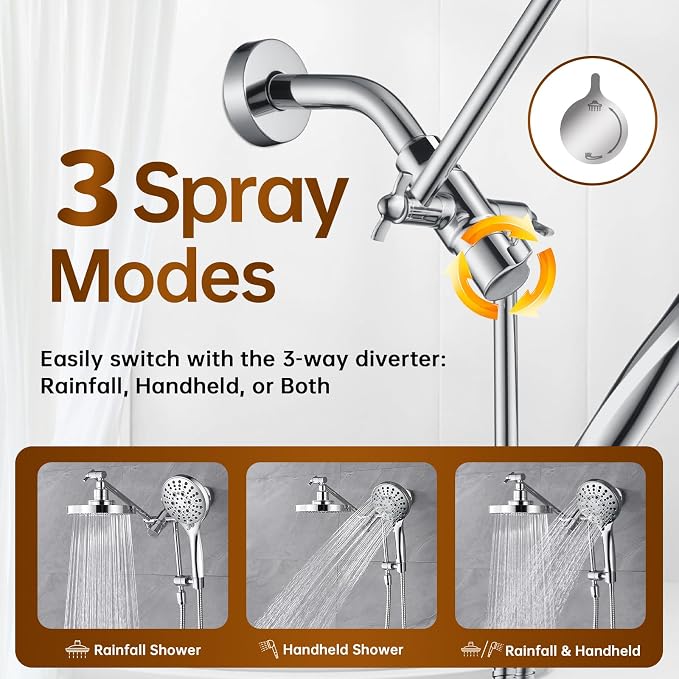 BRIGHT SHOWERS Rain Shower Head - Image 4