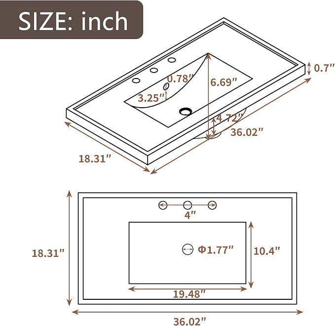 Favfurish 36" Bathroom Vanity - Image 10