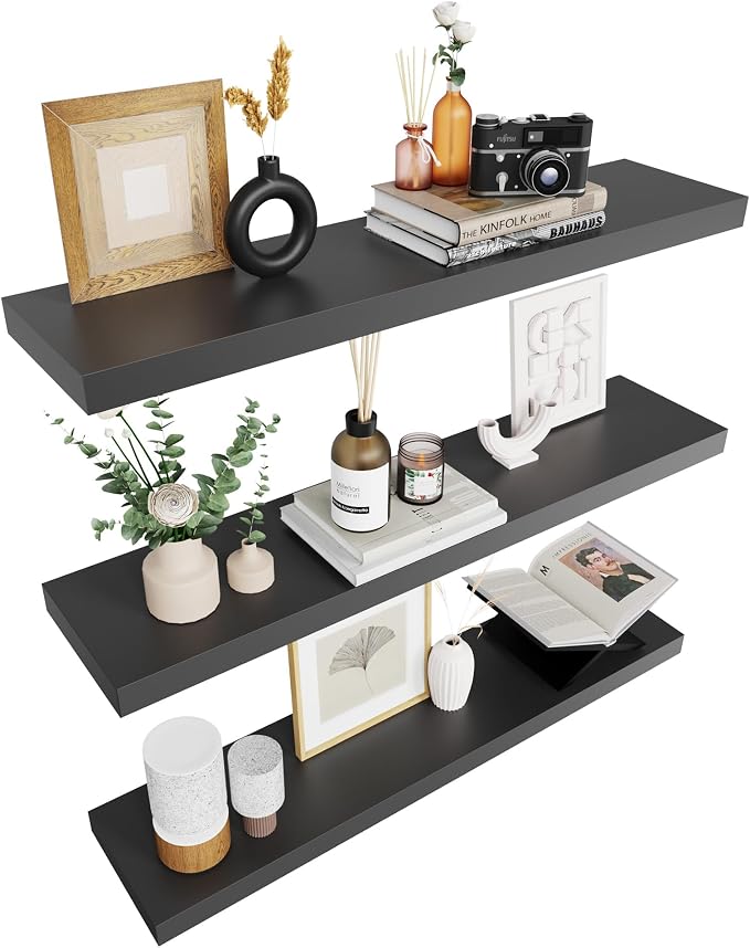 Colima Bathroom Floating Shelves by Colima