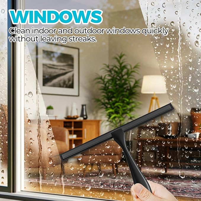 10-Inch All-Purpose Shower Squeegee - Image 4