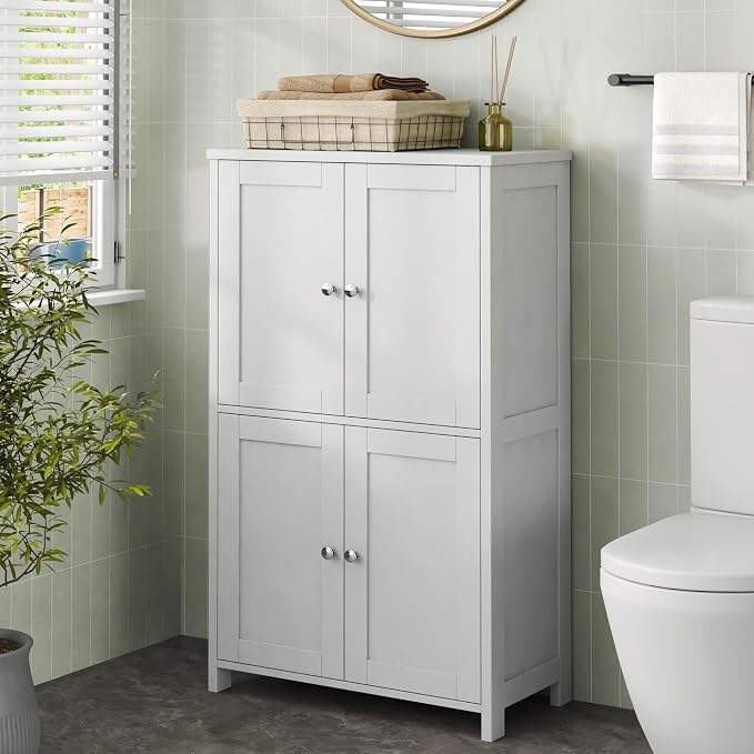Nuturelly Bathroom Floor Storage Cabinet, Bathroom Organizers and Storage by Nuturelly