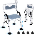 Shower Chair for Inside Shower, Foldable Shower Chair for Elderly and Disabled by Fasjloctavty