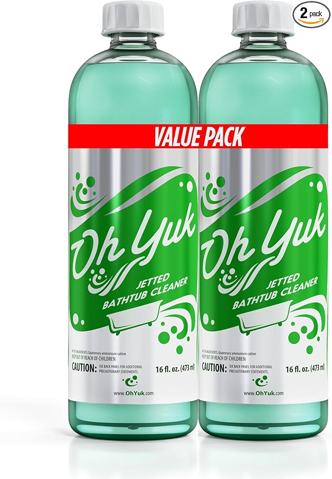 Oh Yuk Jetted Bathtub Cleaner for Jet Tubs, Whirlpools, The Most Effective by OhYuk