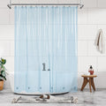 Barossa Design Clear Blue Shower Curtain Liner by BarossaDesign