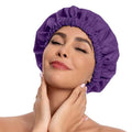 Reusable Shower Cap for Women, Stylish Large Waterproof Shower Bonnet Washable by Edoneery