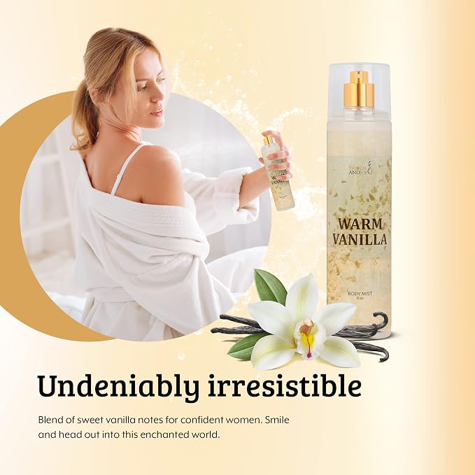 Warm Vanilla Unisex, Womens Perfume Fragrance Body Mist & Sprays, Women's - Image 3