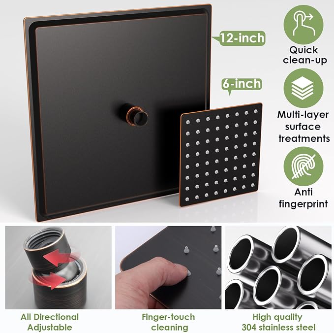 Enga Dual Shower Head Shower System - Image 7