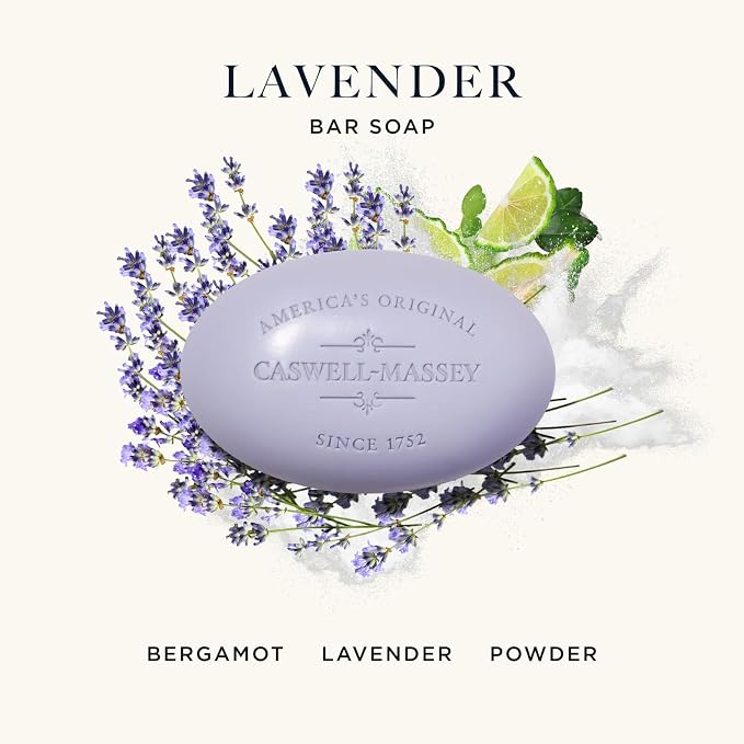Caswell-Massey Lavender Natural Bar Soap - Image 2