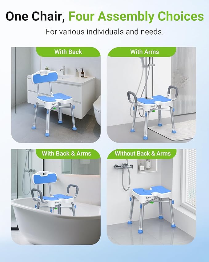 Ergonomic H-Shaped Shower Chair - Image 6