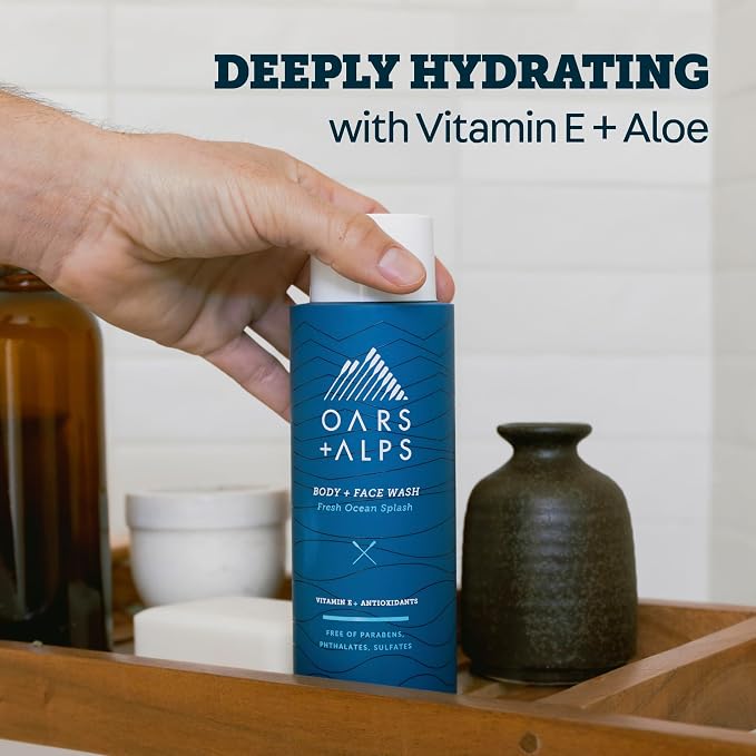Oars + Alps Body Wash for Men, Mens Body Wash - Image 4