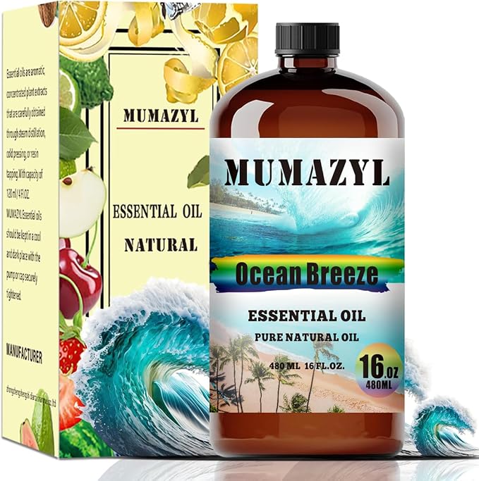 Ocean Breeze Essential Oil, Ocean Breeze Oil 16 Fl Oz 480ML by MUMAZYLESSENTIALOIL