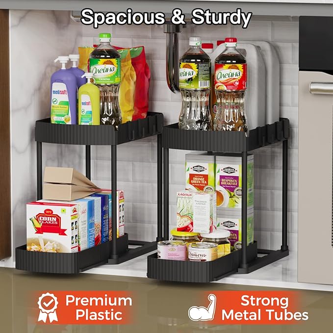 Multi-Purpose Pull-Out Storage Organizers, Under Sink/Cabinet Organizers and - Image 3