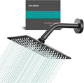 Square Rain Shower Head, High Flow Stainless Steel, Work by AULEEND