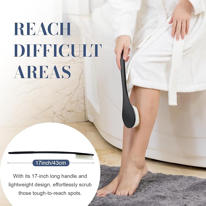 Back Scrubber for Shower, Shower Body Brush for Cleaning - Image 3