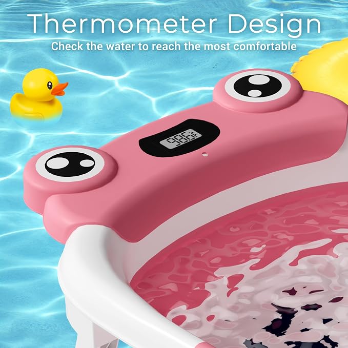 Baby Bathtub, Collapsible Newborn Bathtub - Image 4