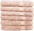 Hencely Premium 6-Pack Washcloths 12x12 Inches Soft Turkish Cotton High by HENCELY