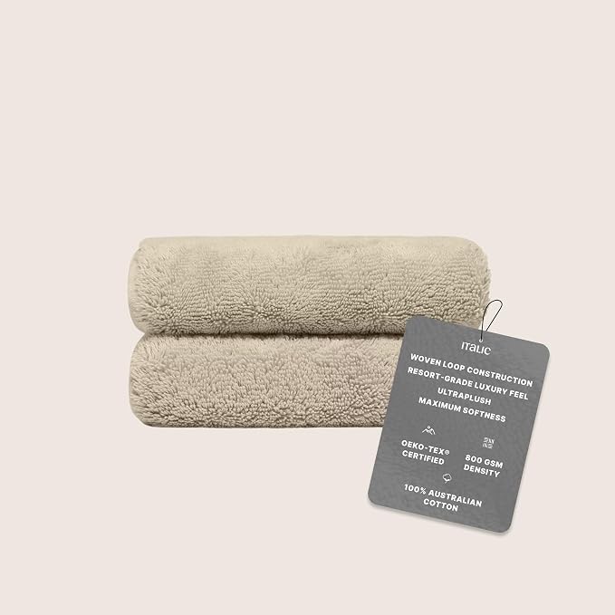 Italic Ultraplush 100% Australian Cotton Hand Towels - Image 2