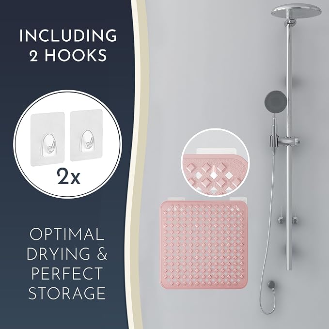 homerella® Shower Mat Non Slip Anti Mold, Non Slip Shower Mats - Image 4