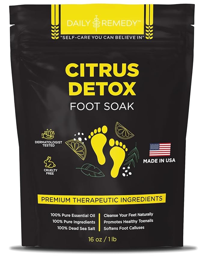 Citrus Detox Foot Soak with Epsom Salt by DAILYREMEDY