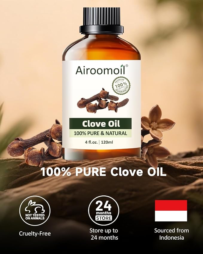 Pure Clove Essential Oil, 100% Natural Clove Oil, Premium Grade Essential Oils - Image 2
