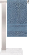 Stainless Steel L-Shaped Hand Towel Holder, SUS304 Bathroom Towel Rack by WINMIEN